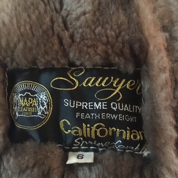 Vintage Women’s Sawyer of Napa Lambskin Jacket - Picture 5 of 7